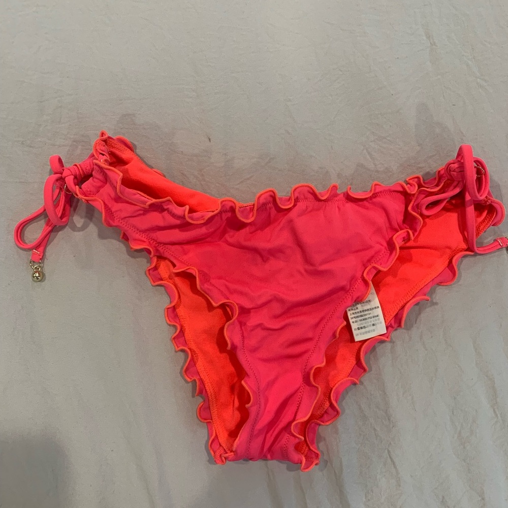 Abercrombie pink cheeky bikini bottoms NWOT